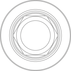 ARUM Laboratorní skenovací abutment kompatibilní s BrainBase Corporation® MYTIS Arrow Implant B Type