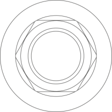 ARUM Modelový analog kompatibilní s MIS® Internal Hexagon 5.7 (WP)