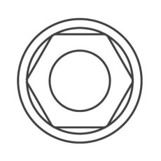 ARUM Laboratorní šroubovák - Ball Hex (bílý)